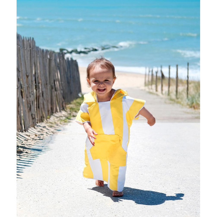 Poncho Enfant Jaune BEACHEE
