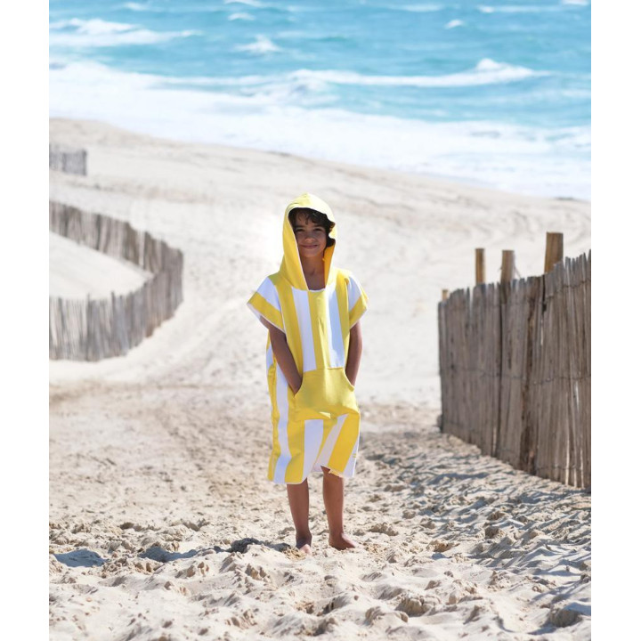 Poncho Enfant Jaune BEACHEE