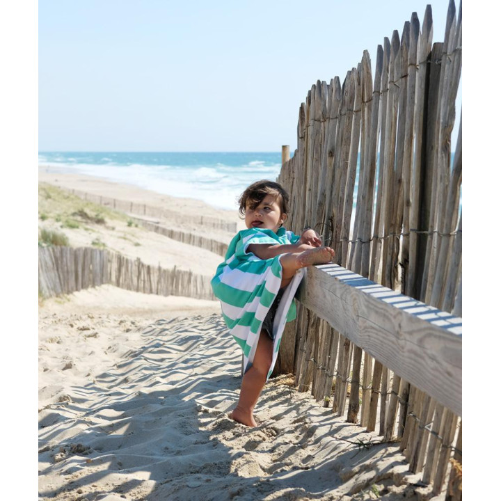 Poncho Enfant Vert BEACHEE