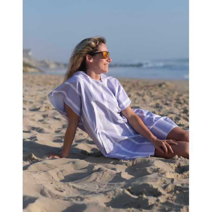 Poncho Adulte LILAS