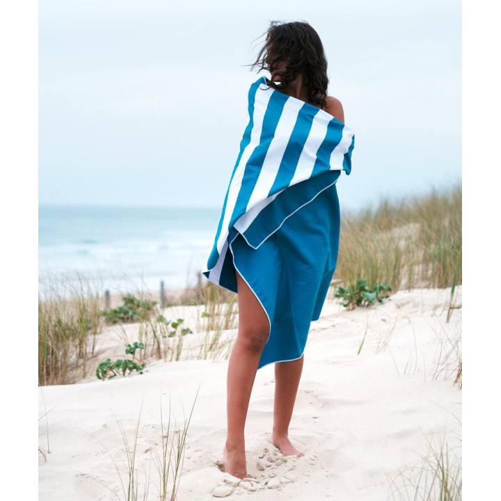Serviette "BEACHEE" bleue