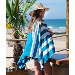 Serviette "BEACHEE" bleue