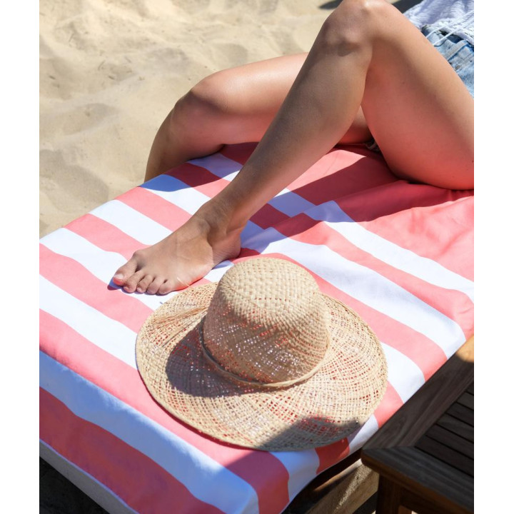 Serviette "BEACHEE" corail