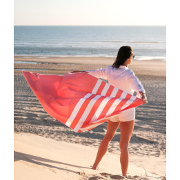 Serviette "BEACHEE" corail