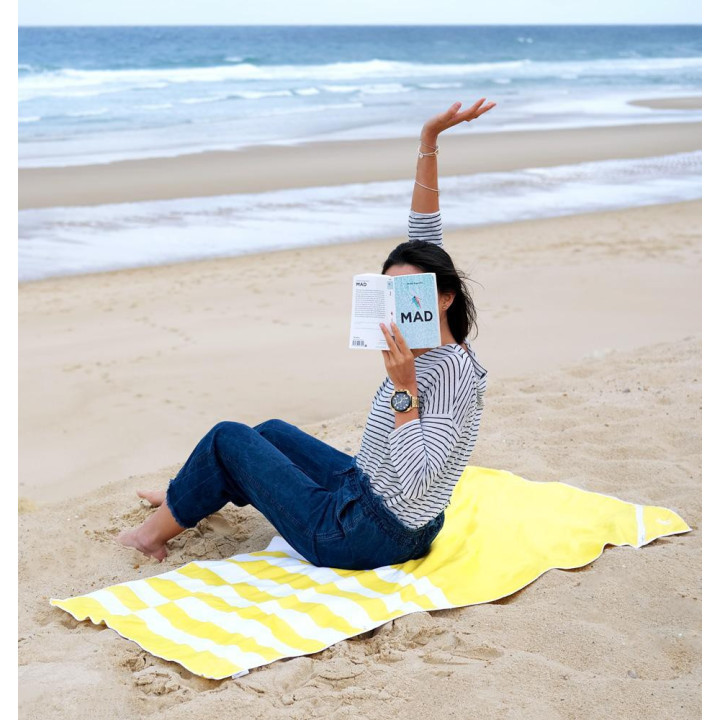 serviette "BEACHEE" jaune