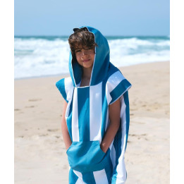 Poncho Enfant Bleu BEACHEE