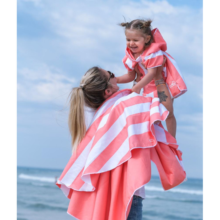 Poncho Enfant Corail BEACHEE