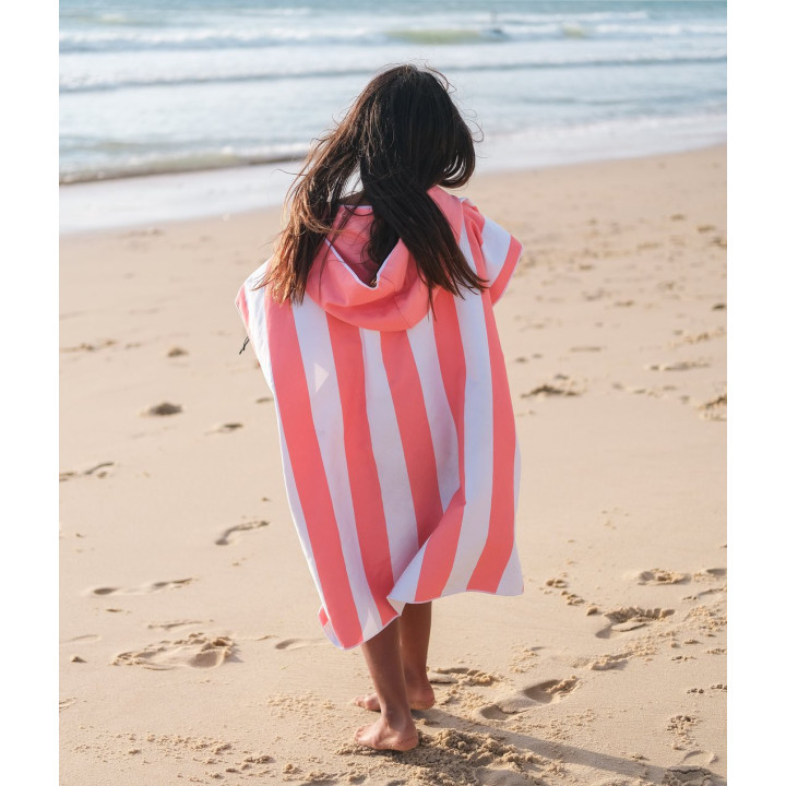 Poncho Enfant Corail BEACHEE